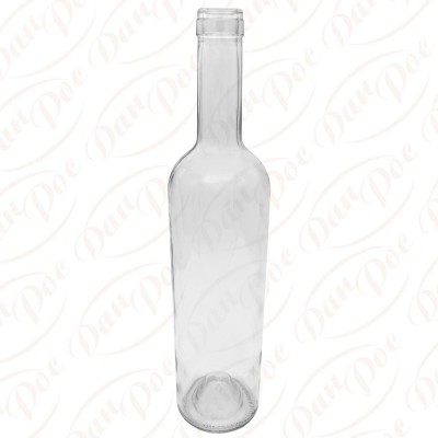 Стъклена бутилка 750 мл Бордо Европа прозрачна